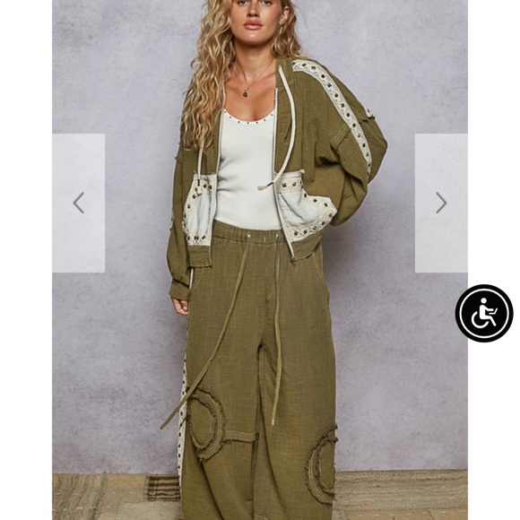 POL “ Gwen 2 “ POL Double Gauze Hoodie Top and Pants Set 67 - Picture 4 of 15